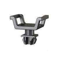 Essentra Components FTH-27-2-01BK ຖານຢືດສາຍສາຍຢືດ, ຖານຢືດສາຍສາຍຢືດ, ລູກສອງສີ່ແຫຼມ, ສີດຳ