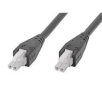 Molex 215330-0210 ສາຍສະແຕກ MFJr-MFJr OTS Cable SR 1m 2 Ckts Blk