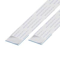 GCT (Global Connector Technology) 10-11-A-0076-C-4-08-4-T ເສັ້ນສາຍຕໍ່ລົງ FFC / FPC 1mm Pitch FlatFlexCable, 11Contact, Conductor SameSide, Len76mm/3in, Tin Plt