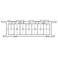 AMP Connectors - TE Connectivity 928309-7 ຮາວຊິ້ງ 7P FF FLACHST GEH