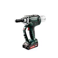 METABO NP 18 LTX BL 5.0 ປືນ rivet ຕາບອດໄຮ້ສາຍ (18V 2x2Ah Li-ion)
