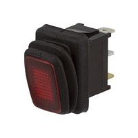 ZF Electronics KRE2ALA2RBB ສະລິດສະວັດ Rocker SPST ປິດ-ເປີດ Illum 16A 125VAC 1/3HP