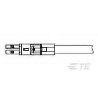 AMP Connectors - TE Connectivity 2-2083032-2 ເຄື່ອງສາຍແສງສວ່າງ MINI HVL CABLE ASSY FEMALE TO PIGTAIL