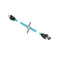 Molex 1201080440 Cat 5e ENET MMJ RJ45/RJ45  24M ສີຟ້າ TPE