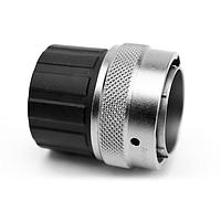 Amphenol SINE Systems RT061823SNHEC03 ຕົວເຊື່ອມ 23 ຕຳແໜ່ງ ປລັກ, ຜູ້ຍິງ, ຂະໜາດຮອບ 18, ຢາງຊິໂລໂຄນ, ແລະຝາປິດສິ້ນດ້ວຍການປິດສາຍແຕ່ລະສາຍ