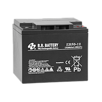 B.B. Battery EB50-12 VRLA ຫມໍ້ໄຟສາມາດສາກໄຟໄດ້ (12V)