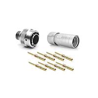 Amphenol SINE Systems RT06128PNH03SS-K ຊຸດຕິດຕໍ່ Connector Kits Plug Kit, Pin, ມີຢາປິດຊິໂລຄອນ IP69k