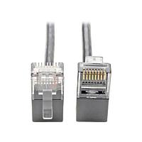 Tripp Lite N201-SR2-GY Cat 6 2FT ສີເຫຼືອງ CAT6 SLIM RT ANG CBL