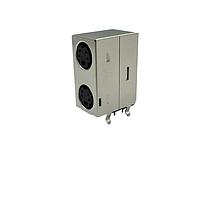 Adam Tech MDJD-004-FS ຕົວເຊື່ອມ CONN JACK FMALE MIN DIN 4/4P SLD
