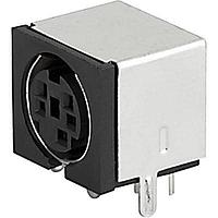 Schurter 4850.2510 ຄອນເນັກເຕີ DIN ຊັອກເກັດ 5 ໂພລ PCB ຕິດຕັ້ງ