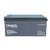 OKAYA OPGEL 2036-12 (12V 200AH) ຫມໍ້ໄຟ Gel Tubular