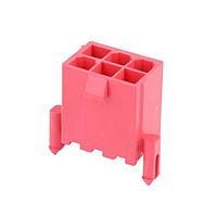 Molex 172447-0406 Headers Mini-Fit Versa Color Hdr, DR, Vrt, w/Peg 6Ckt SN GW ແດງ