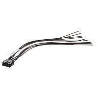 Molex 219659-1102 ການປະກອບສາຍສະເພາະຮູບສະແກນສີ່ຫມາກ Female-Pigtail (OTS) Cbl Assy Dual Row 150mm Tin Plating 10 Ckt Blk