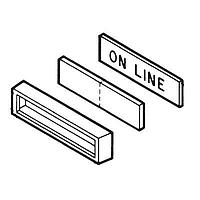 Honeywell AML59-RK10G ຕົວບອກສະຖານະສະຫຼຸບສະຫຼຸບ GRN/RECT. INDICATOR