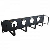 Hammond Manufacturing RB-HRM2 ຜູ້ຈັດການສາຍສະແດງແບບແຫ່ງແຖວຮອງສະແດງ 3.22x19x3.69" Horiz.