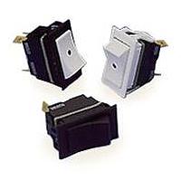 Carling Technologies LS1511-10-WH-WH-012 ສະຫນັບສະຫນູນ Rocker SP ON-NONE-OFF ແດງ