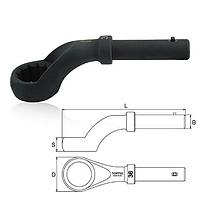 TOPTUL AAAV2424 ທໍ່ແຫວນດ່ຽວ 45° Offset (45° Offset)