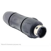 Eaton Souriau-Sunbank UTGX1JC104P ປຸ່ມຮັບສະຫນອງ ປຸ່ມຮັບສະຫນອງໃນແນວ, ມີກະແຈບເຄື່ອງປົກກັນສາຍສັ້ນດ້ານຫຼັງ, ສໍາລັບ 4 ຕຳແໜ່ງຊາຍ, IP68/69K