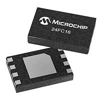 Microchip Technology 24FC16T-I/Q4B EEPROM 16Kb I2C , 1MHz 1.7-5.5V, 8-UDFN