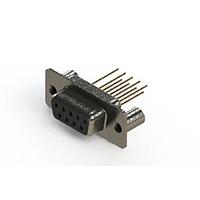 EDAC 628-M09-623-BN3 ຕົວເຊື່ອມ D-Sub - ຕົວເຊື່ອມ D-Sub ປະເພດຄວາມໜາແຮງມາດຕະຖານ ແບບຕັ້ງຕົວຢ່າງຕັດຈັດ