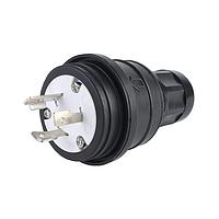 Molex 1301470022 ປຸ່ມຕິດຕັ້ງ L6-20P WATERTITE ສີດຳ