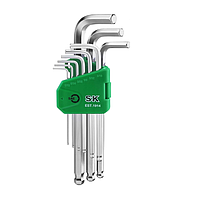 SK tools SK01519 ຊຸດກະແຈ Torx ແຂນຍາວ 9 ຊິ້ນ
