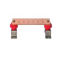 Wakefield Thermal SCGB-3KT ຊຸດບາຣດິນ Ground Bar Kit, 22 ຮ່ອງ, ທອງກົງ, ບໍ່ມີການປົວປ້ອງ, ຍາວ 10" L, ກວ້າງ 4" W, ສູງ 4" H, ຄວາມຫນາ 0.25" Thickness
