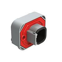 Amphenol SINE Systems ATM13-4P-BM03 ຕູ້ຮັບ PCB ຕຳແໜ່ງ 4 ທາງ RA Flng Mnt 4POS ສີເຫຼືອງ Tin Cont