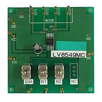 onsemi LV8549MCGEVB ບອດທົດລອງອິນທີເກລຂັບເຄື່ອນໄຫວ/ຄອນໂຕເລີເລີ ແລະ ຄວບຄຸມມອຕໍເຕ້ວ 2-ຊ່ອງ Full Bridge Driver IC Eval Board