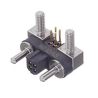 Amphenol Socapex MHDAS2M004YCE11 ຕົວເຊື່ອມ Micro HDAS 4 ຕົວຜູ້ຊາຍມຸມຂວາ ສາຍຄອມພິວເຕີ 4 ຕຳແໜ່ງ ເຂັ້ມ 1.27 ມມ 2 ແຖວ ມຸມຂວາ