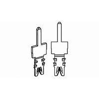 AMP Connectors - TE Connectivity 293214-1 ຂໍ້ຕໍ່ 1.5 SIAMEZE TAB CTC. ສຳລັບ RAST 2,5 APPL.