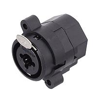 Amphenol Audio ACJC9S BULK ປຸ່ມຮັບ 1/4" XLR ຕູ້ຄັດສະເລີຍຄອບຄົວຄົວປະເພດ C ສະໂຕໂຣສອດເຕີຕິດຕໍ່ການບວກສະເລີຍ XLR