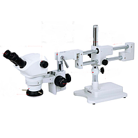 INSIZE 5106-M50T ຊູມ Stereo Microscope (ມີຂາຕັ້ງສາກົນ) (10X; Trinocular)
