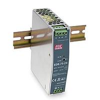 MEAN WELL EDR-75-24 ເຊັດຊັ້ນສະພາບ 76.8W 24V 3.2A EN55022 ລະດັບ A