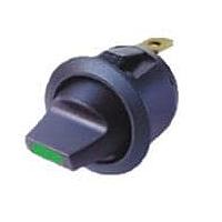 Shin Chin R13-112LP-02-BBG-N1 ສະຫນັບສະຫນູນ Rocker Switches SPST GRN ILUM RKR SW