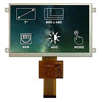 Riverdi SM-7.0A800480TFWN00 ຈໍ TFT LCD 7.0", RGB, ກະບັບ, ບໍ່ມີຈິດສະຕິ