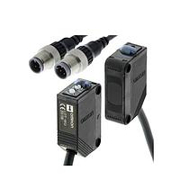 OMRON E3Z-T81A ເຊັນເຊີ Photoelectric ຂະໜາດກະທັດຮັດ (10000 mm, PNP)