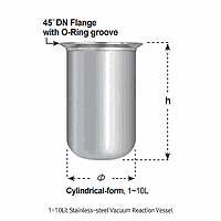 DaiHan SL.Rea7013 ເຄື່ອງປະຕິບັດກະທົບ, ສແຕນເລດ-ສະຕີນ, ສະຫຼຸບອາກາດ, ກ້ອງກາງຮອບ, DN150, 5Lit
