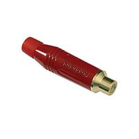 Amphenol Audio ACJR-RED ປຸ່ມຕິດສາຍ RCA ຜູ້ຍິງ ສີແດງ