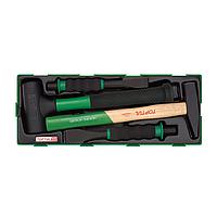 TOPTUL GTA0427 Hammer &amp; Soft Grip Chisel Set (4 pcs)