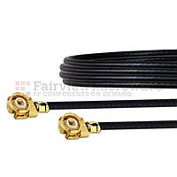 Fairview FMCA1056 UMCX 2.1 Plug to UMCX 2.1 Plug Cable 0.81mm Coax and RoHS Compliant