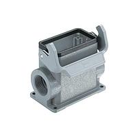 HARTING 09300100292 ກອງຫຼັກຕິດຕັ້ງພື້ນຜິວ HSG HAN 10B ທາງເຂົ້າ 2 ດ້ານ