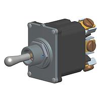 Carling Technologies STJ1E4-53 ສະຫນັບສະຫນູນ Toggle 16A 12/24V ON-OFF-ON 1P Scrw Cage Clmps