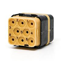 Amphenol Air LB France SIME0816PNC ຕົວເຊື່ອມຕໍ່ຮູບສະແກນ MIL Spec SIM MOD ຮອບດ້ວຍ SEAL 8#16 PIN