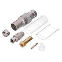 Trompeter / Cinch Connectivity Solutions CJ70C-202 ຕົວເຊື່ອມ TRB BLKD Jack STR Full CRMP 3-lug