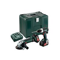 METABO COMBO SET 2.4.1 18 V ເຄື່ອງໄຮ້ສາຍໃນຊຸດ (BSLT+W18)