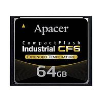 Apacer AP-CF001GRANS-ETNRC ບັດ Compact Flash Cards Industrial CF6 SLC Non-Removable Ext Temp 1GB