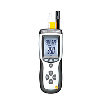 CEM DT-8896 Psychrometer ກັບເຄື່ອງວັດແທກອຸນຫະພູມ InfraRed (-100~1372ºC, 0%~99.9%RH)