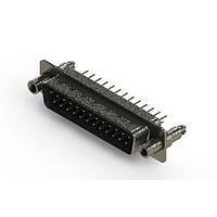 EDAC 627-M25-620-LT6 ຕົວເຊື່ອມ D-Sub - ຕົວເຊື່ອມ D-Sub ຄວາມໜາ້ຄວາມຖືກມາດຕະຖານ ແບບຕັ້ງຕົວແບບຕັດກະເປົາ