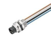 Weidmuller 1861290000 ຕົວເຊື່ອມຕໍ່ມິດຕະພາບວົງກົມ SAIE-M8R-4-0.5U-FP-M8